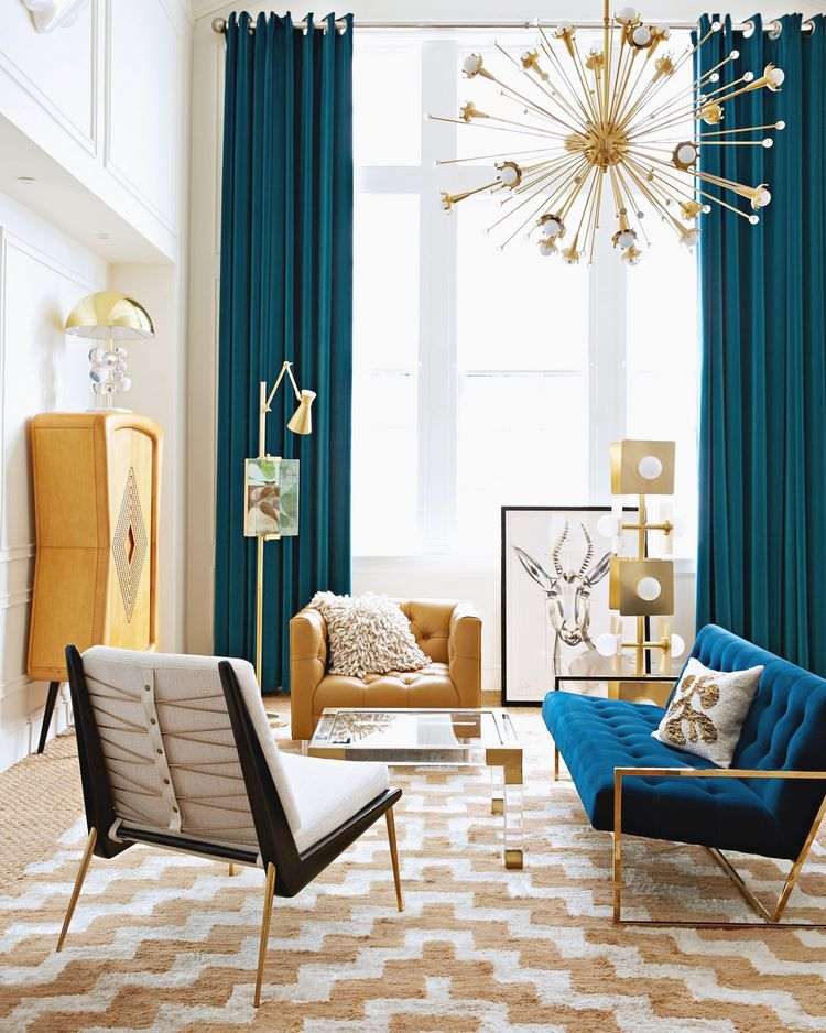 Blue and gold interior design ideas – add a touch of glamour to your home