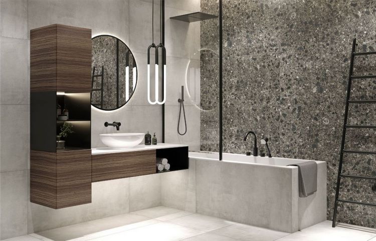 contemporary-bathroom-design-terrazzo-tile-wall