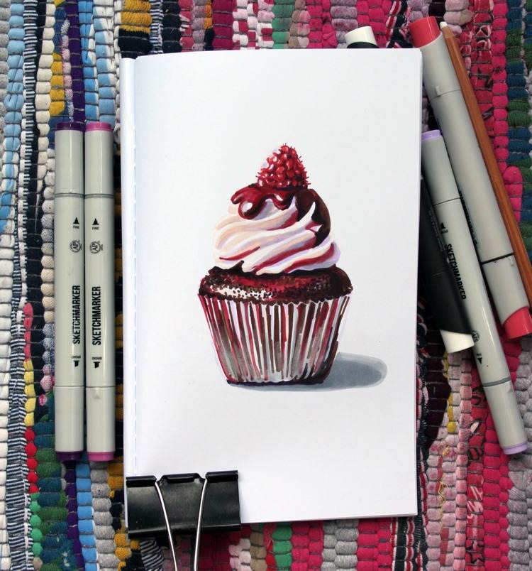 creative craft activities DIY cupcake greeting cards