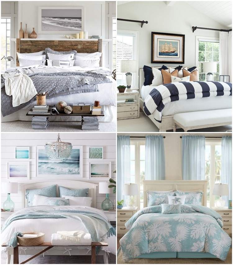 how to design and decorate a coastal themed bedroom