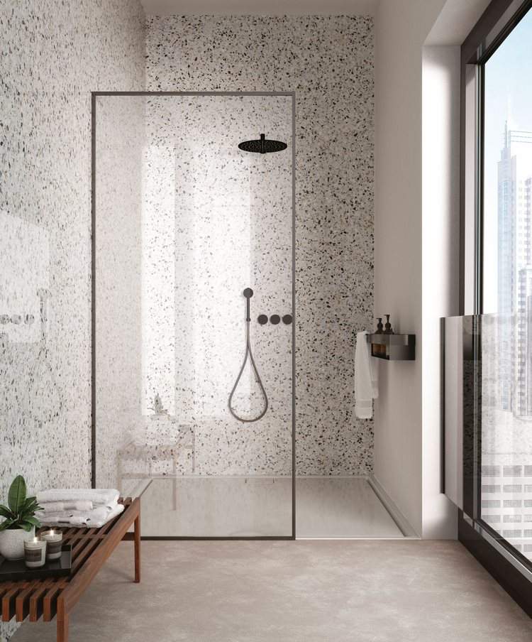terrazzo tile perfect solution for bathroom