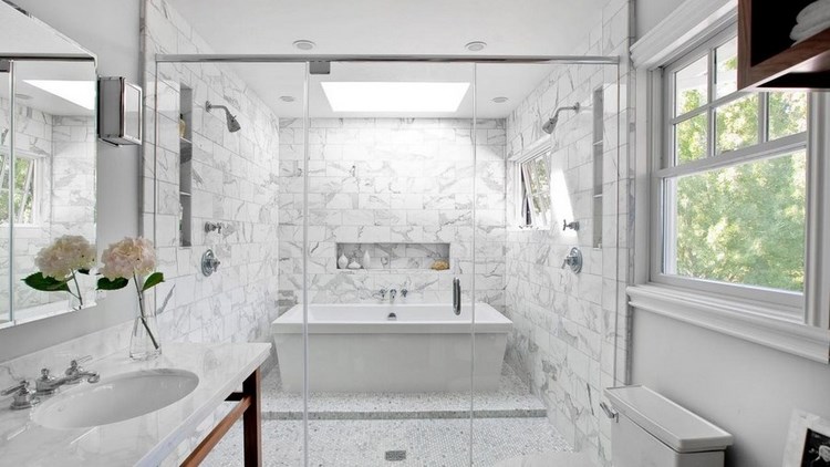 pros and cons of white bathroom design ideas