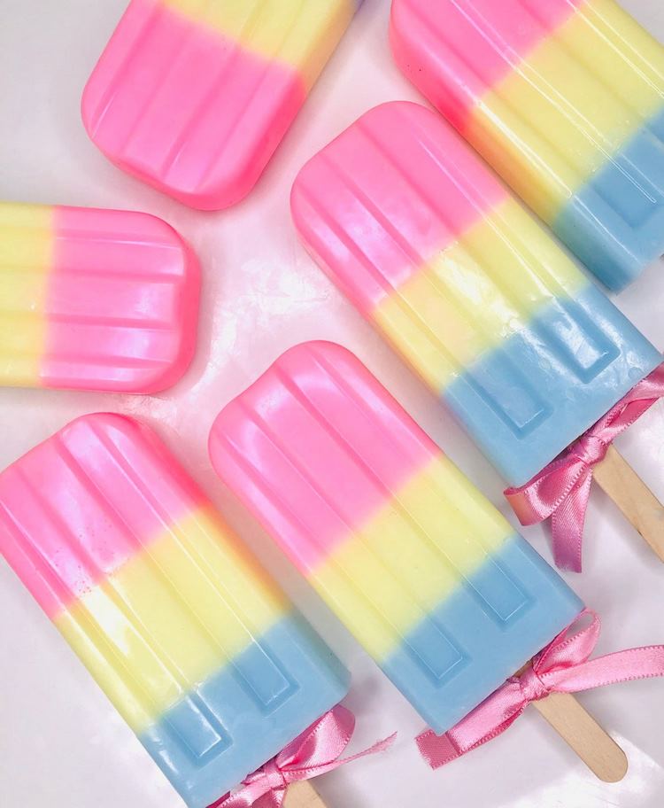 DIY Popsicle soap recipes cool craft ideas
