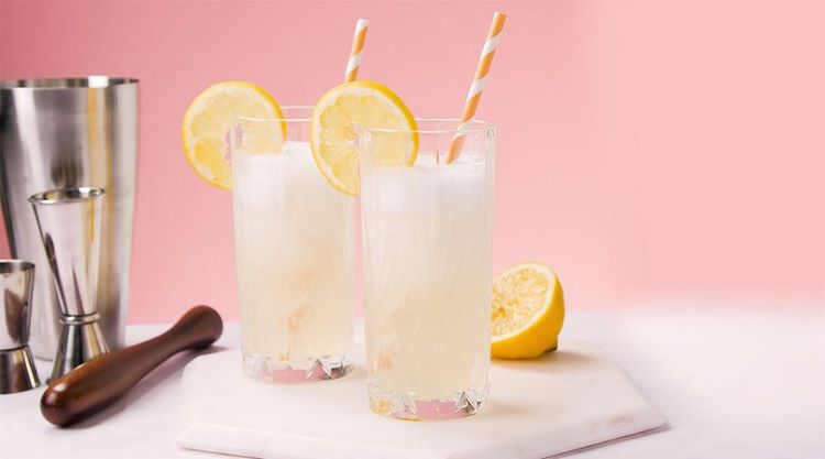 Frozen Gin Fizz recipe easy cold drinks for summer