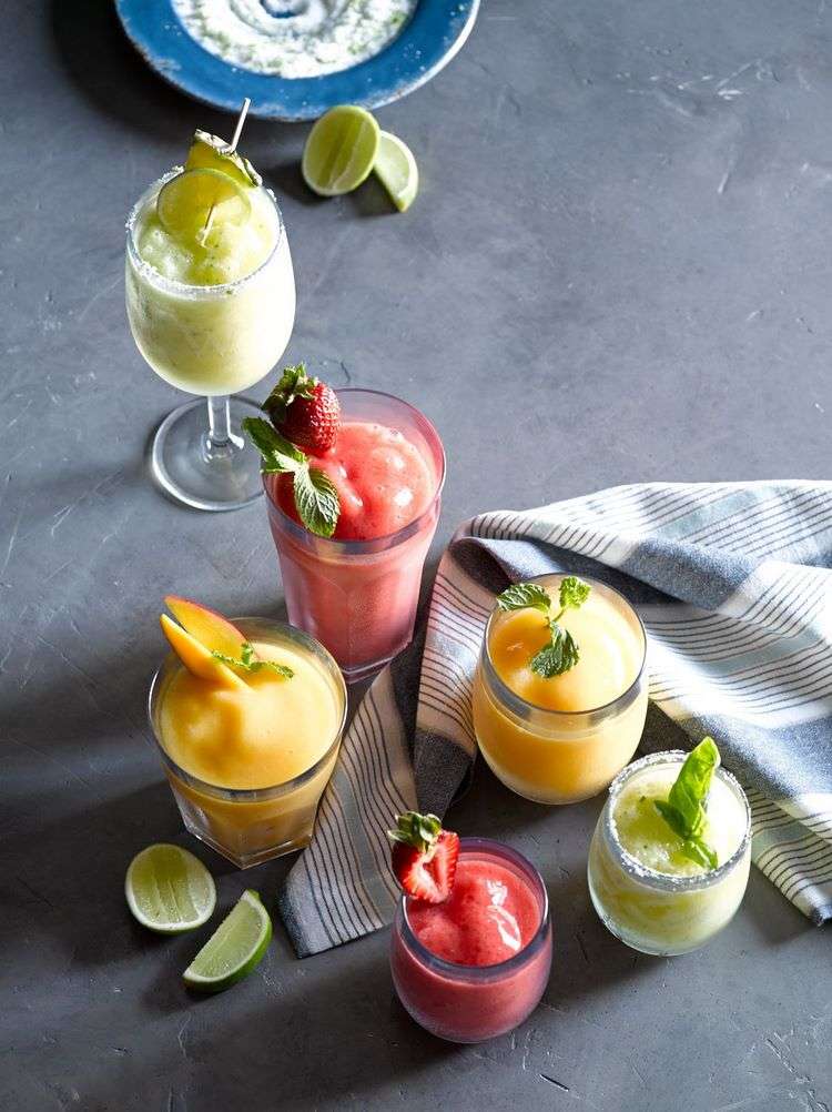 What ingredients can you use for your frozen cocktails