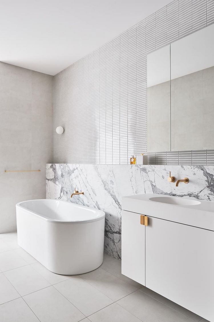 White bathroom design ideas modern home interior design