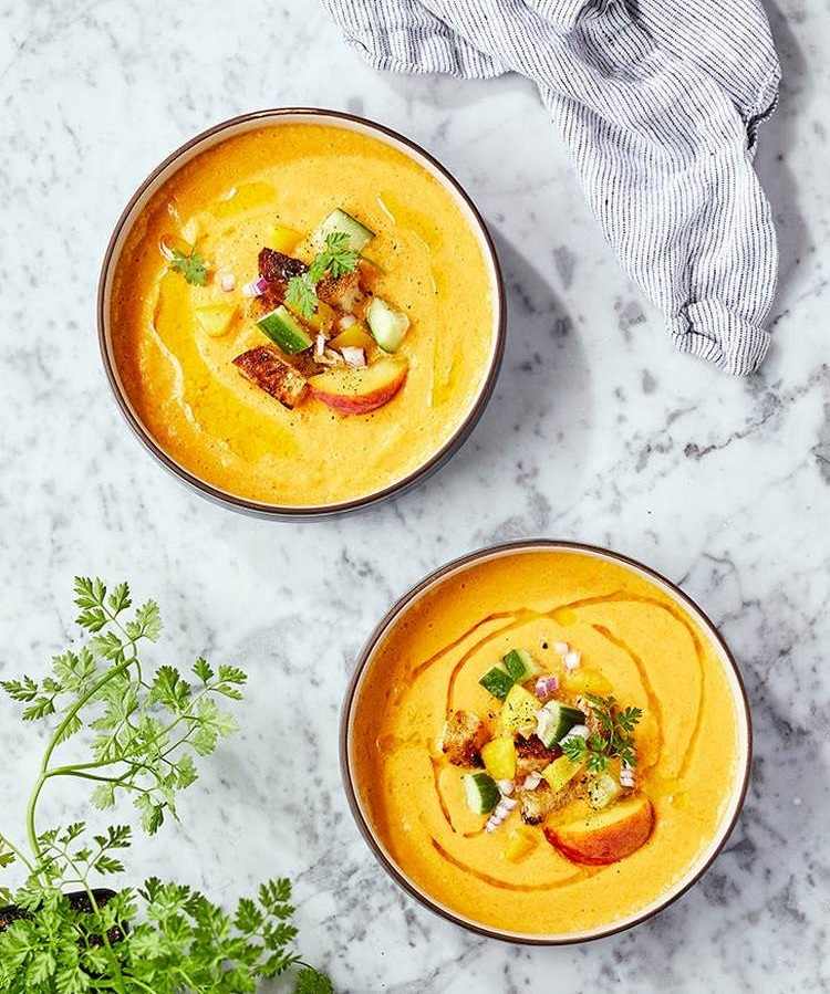 yellow tomato gazpacho recipe cold soup ideas for the summer 