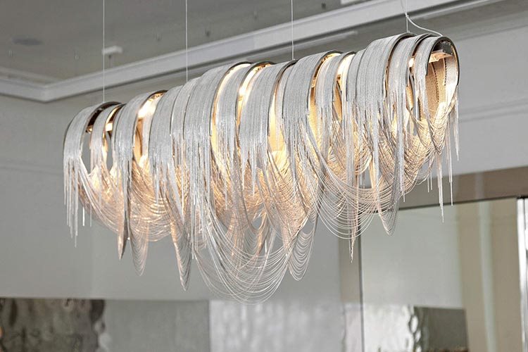 exceptional linear chandeliers creative designs modern home lighting