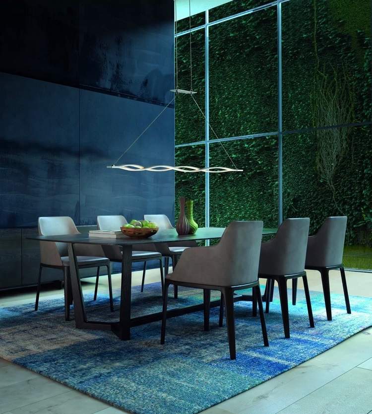 linear led pendant light modern home design dining room kitchen island ideas