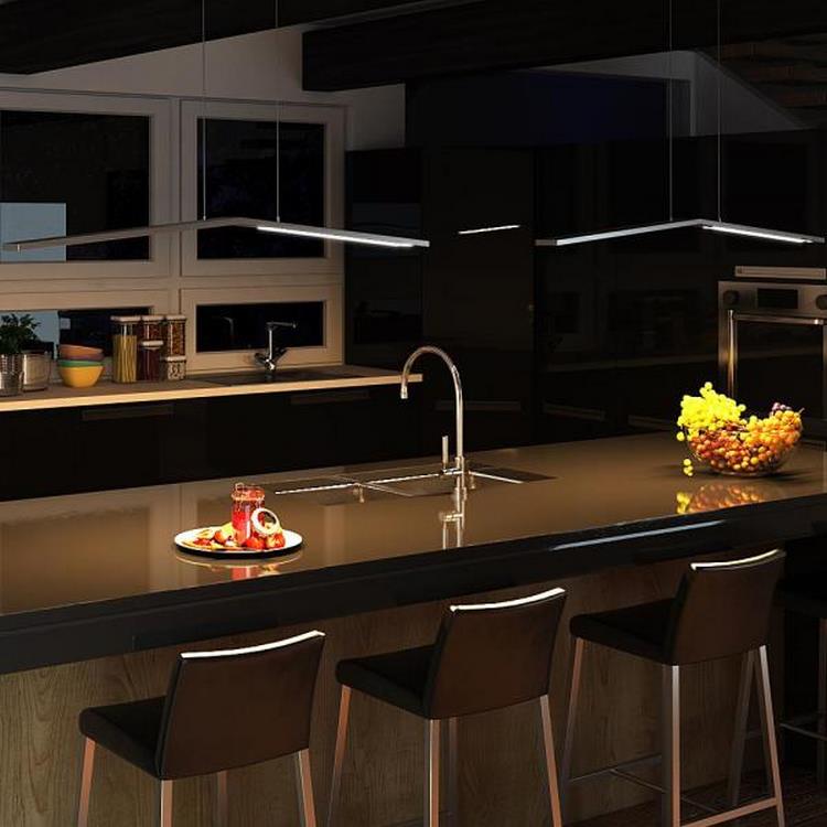 modern home lighting minimalist chandeliers above kitchen island
