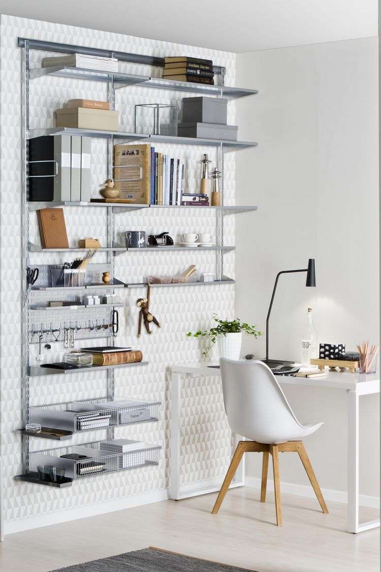 wall organization system for home office options types