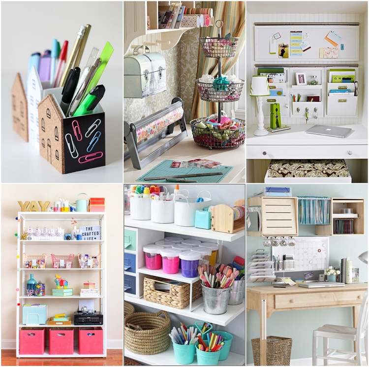 DIY office organizers creative ideas with cheap materials