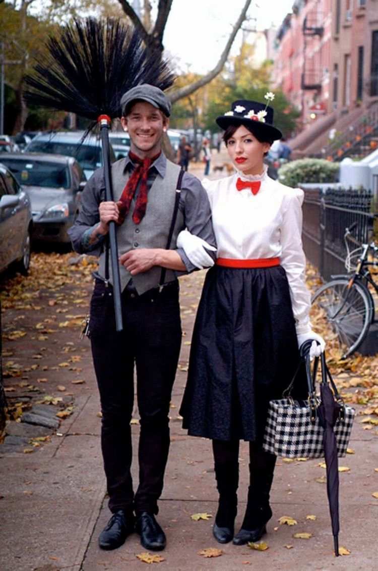 creative couples costumes for Halloween Mary Poppins
