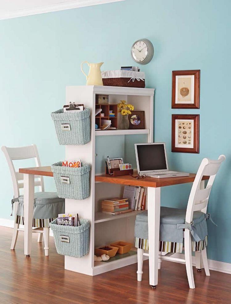 creative ideas for DIY home office storage and organization