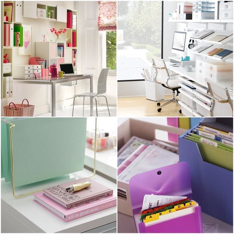 creative ideas for organizing home office papers