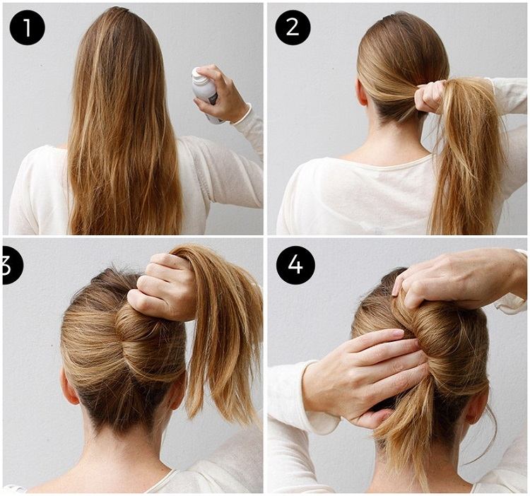 French twist hairstyle  The classic updo for long and short hair