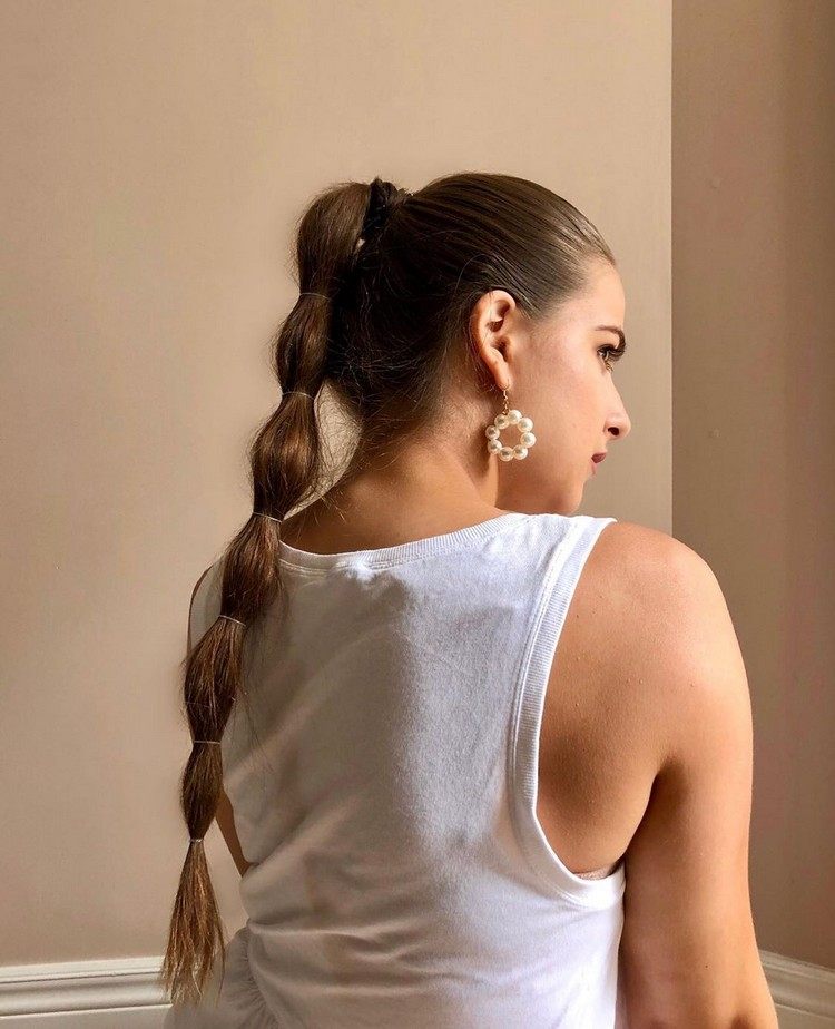 high ponytail for long hair quick updos for the summer