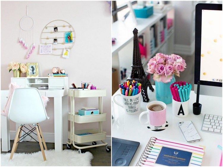 how to organize a home office DIY ideas