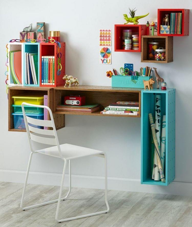 kids room homeschooling ideas wall storage and organization