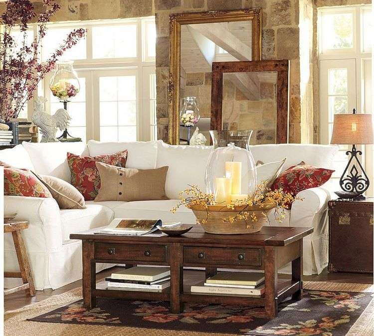 living room decor ideas homemade fall table centerpiece with candles