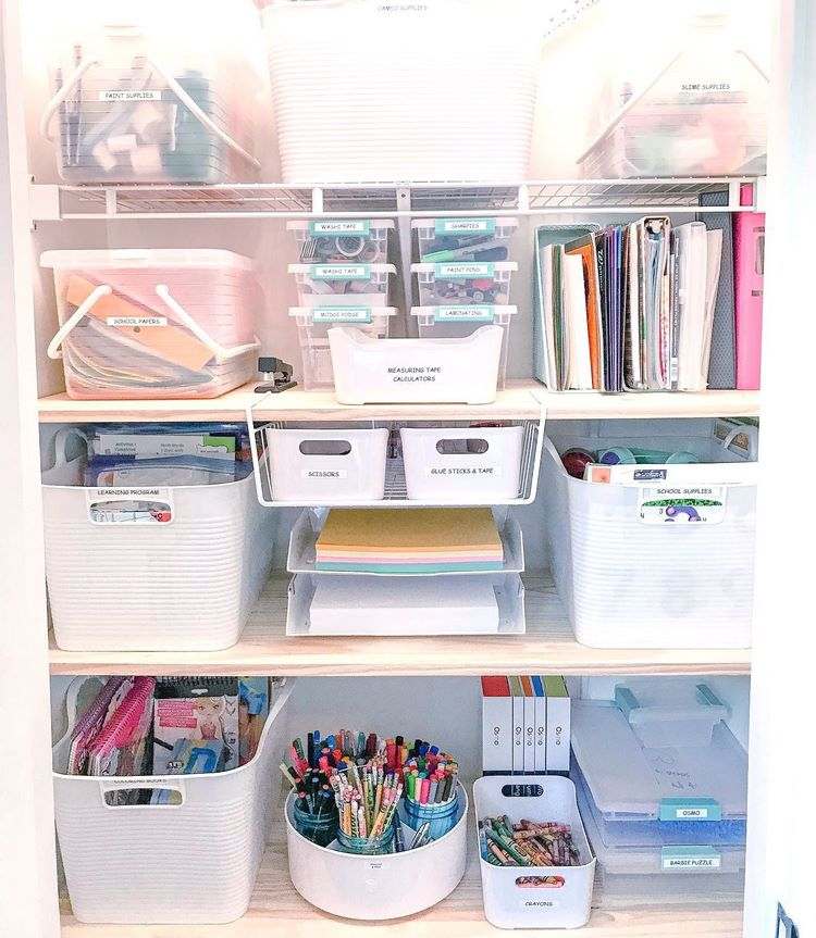 storage and organization ideas for home office