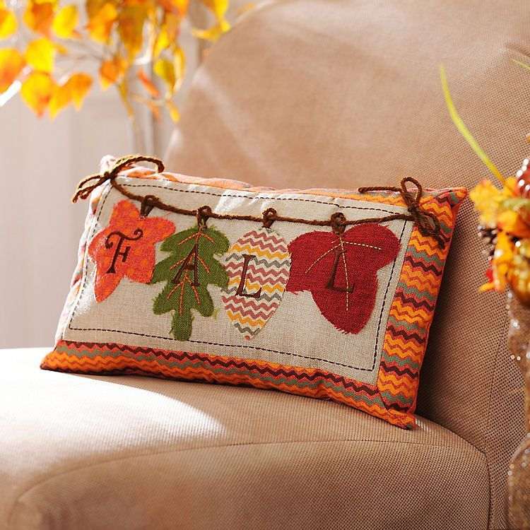 DIY fall throw pillows home decor ideas