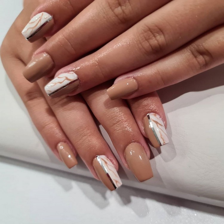 Marble Nails Designs Fall Trend 2020