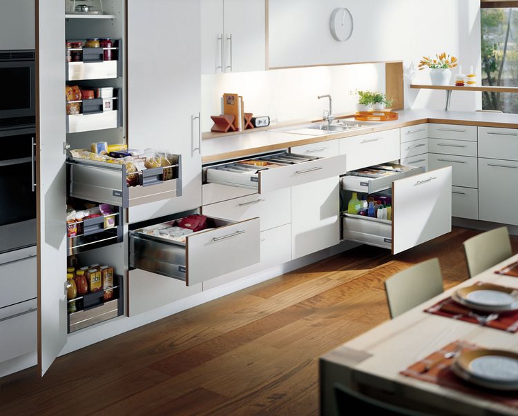 modern home ideas and organization systems for kitchen drawers and cabinets 