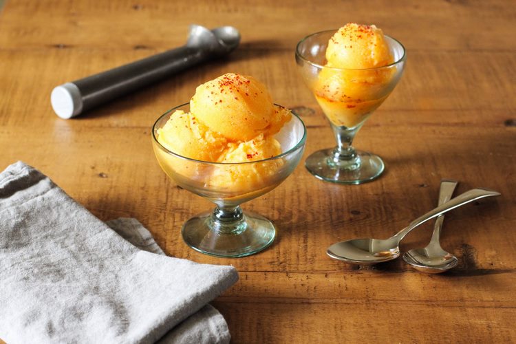 Pineapple and Tequila Sorbet