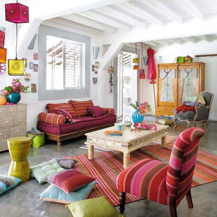 boho living room design furniture and decor tips