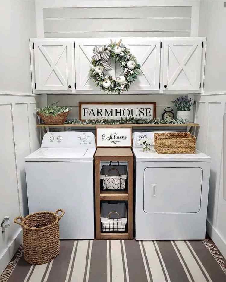 fall decor ideas for the home laundry room