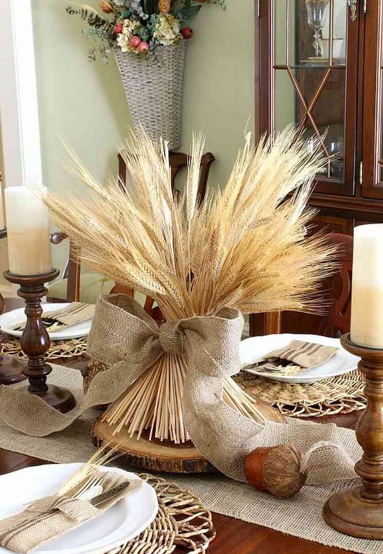 fall decor ideas for the home table centerpiece wheat