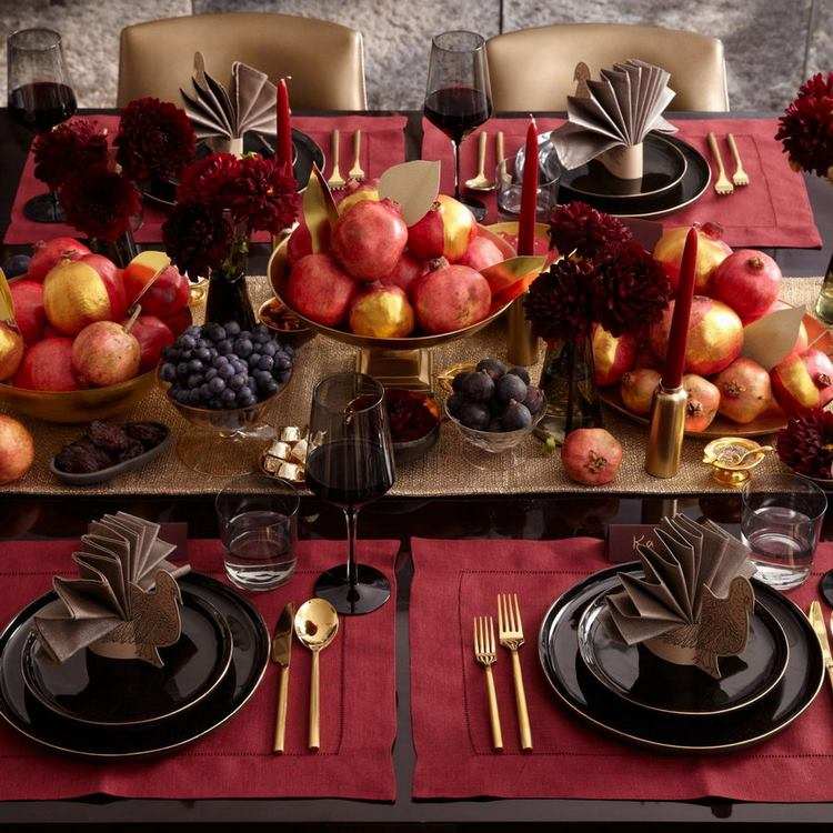 fall thanksgiving festive table decor ideas