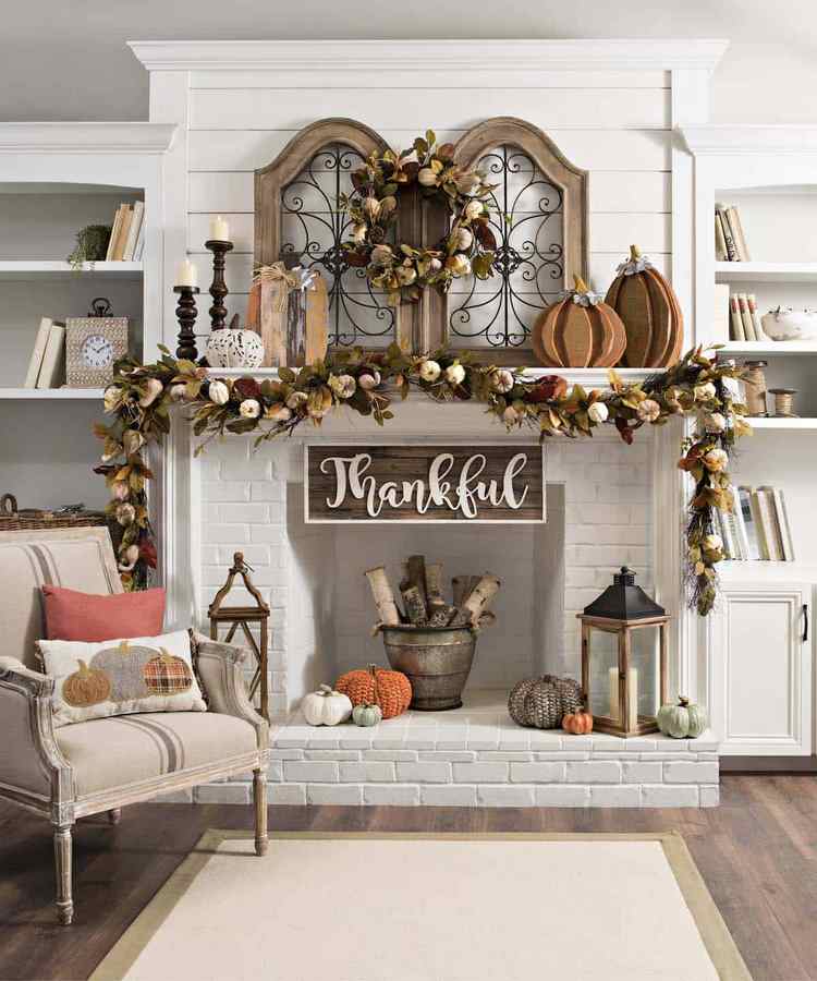 fireplace decoration ideas fall decor for the home