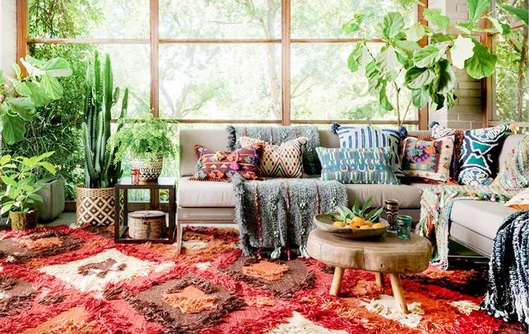 how to choose boho style furniture for your living room