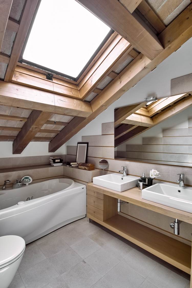 how to plan bathroom in the attic design and decor ideas
