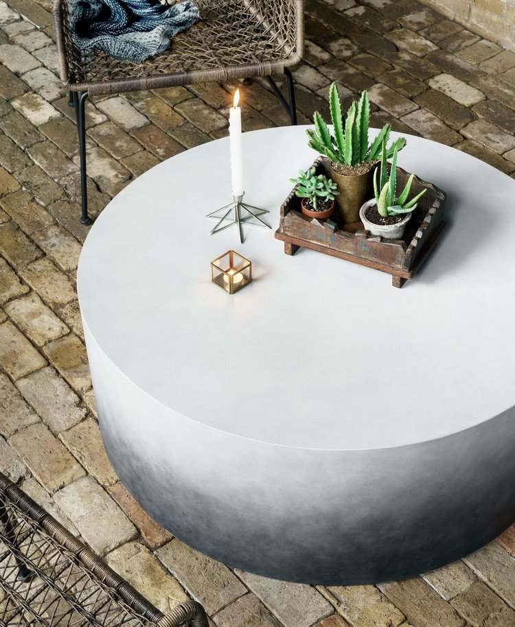 Modern Outdoor Coffee Table Ideas An, Outdoor Coffee Table Round Modern