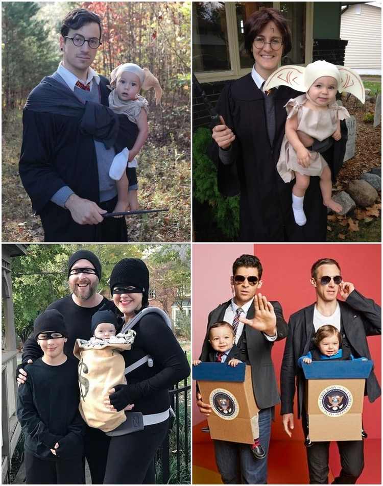 original and creative Halloween costume ideas for parents with babies