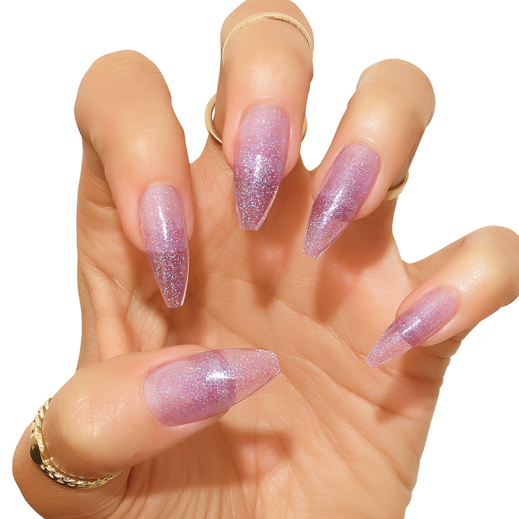 pink jelly nails elegant manicure ideas