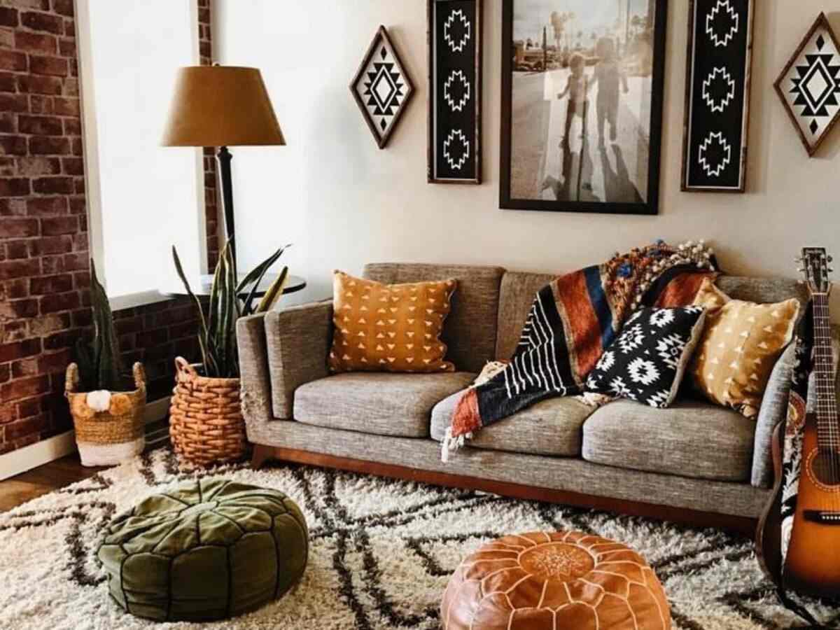 20 Outstanding Boho chic living room decor ideas in natural colors