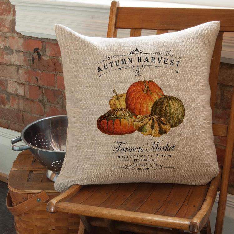 throw pillows fall decor ideas harvest theme