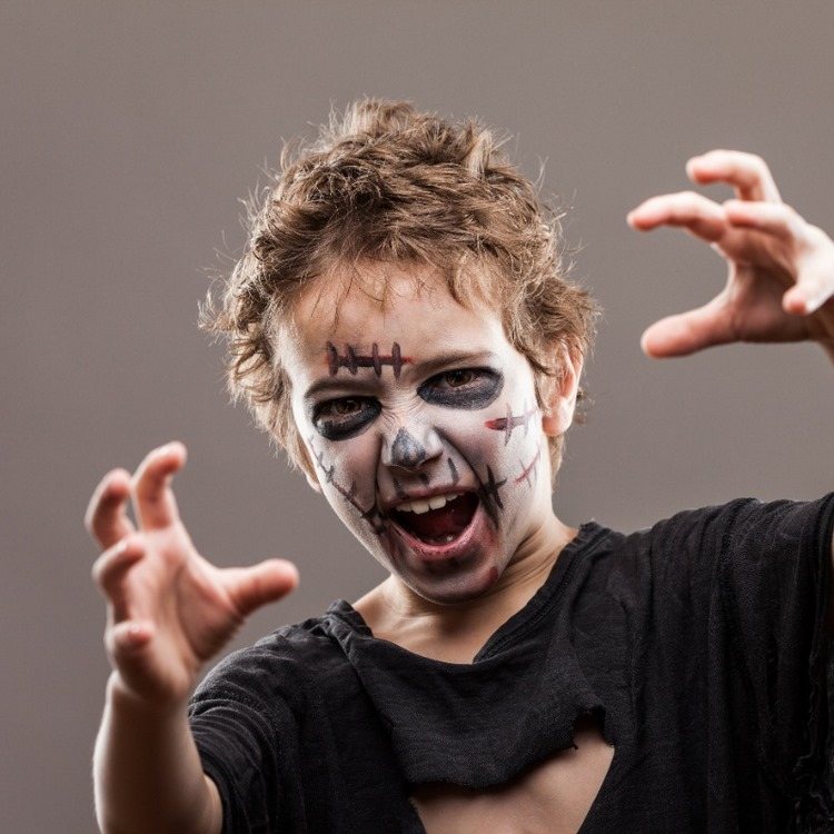 40 Halloween Makeup For Kids And Face Paint Ideas For Boys And Girls