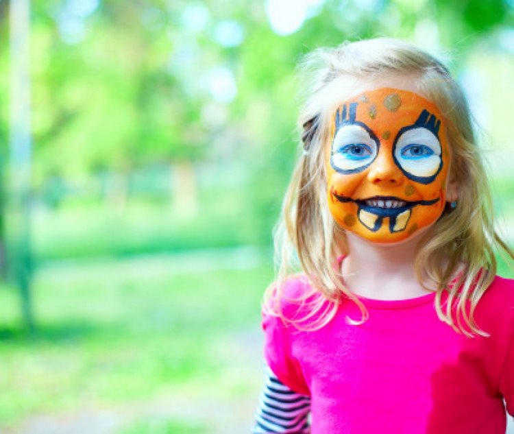 DIY Halloween makeup face paint ideas for children