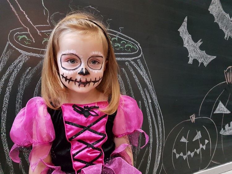 halloween makeup ideas for boys and girls DIY sugar skull