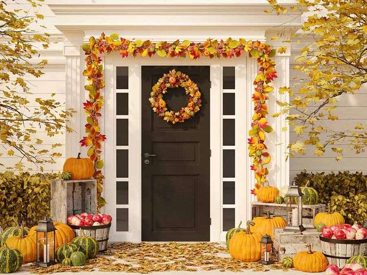 beautiful front door fall decor ideas