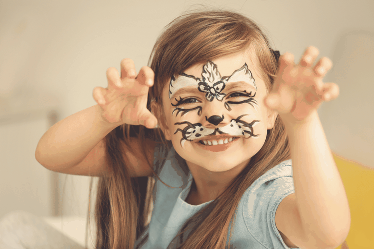kids face paint ideas for Halloween