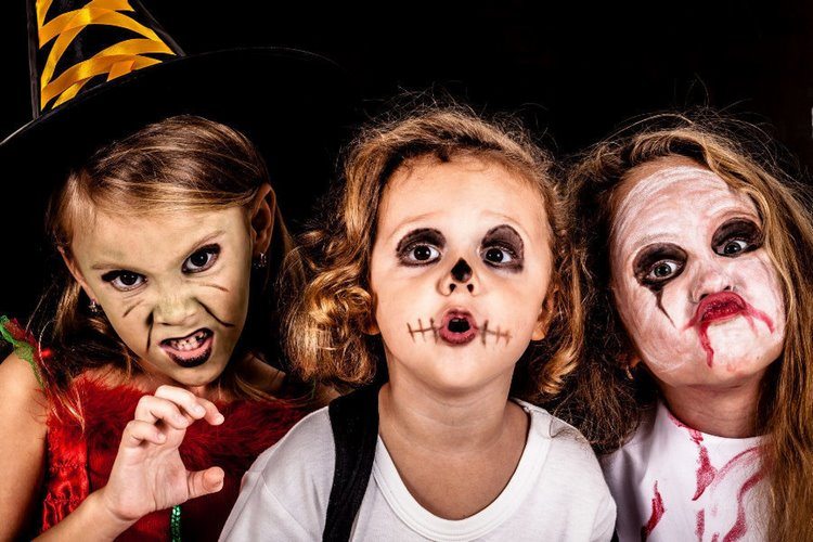 halloween party for kids DIY makeup ideas