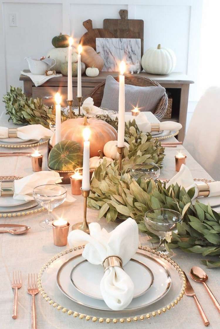 Beautiful Thanksgiving centerpieces fall table settings and decor ideas