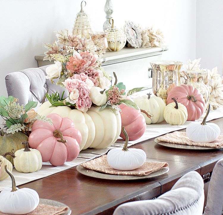 DIY table centerpiece Thanksgiving decorating ideas