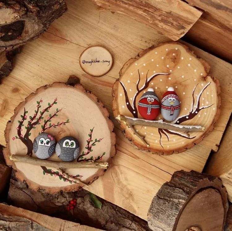 handmade Christmas tree ornaments fun craft ideas